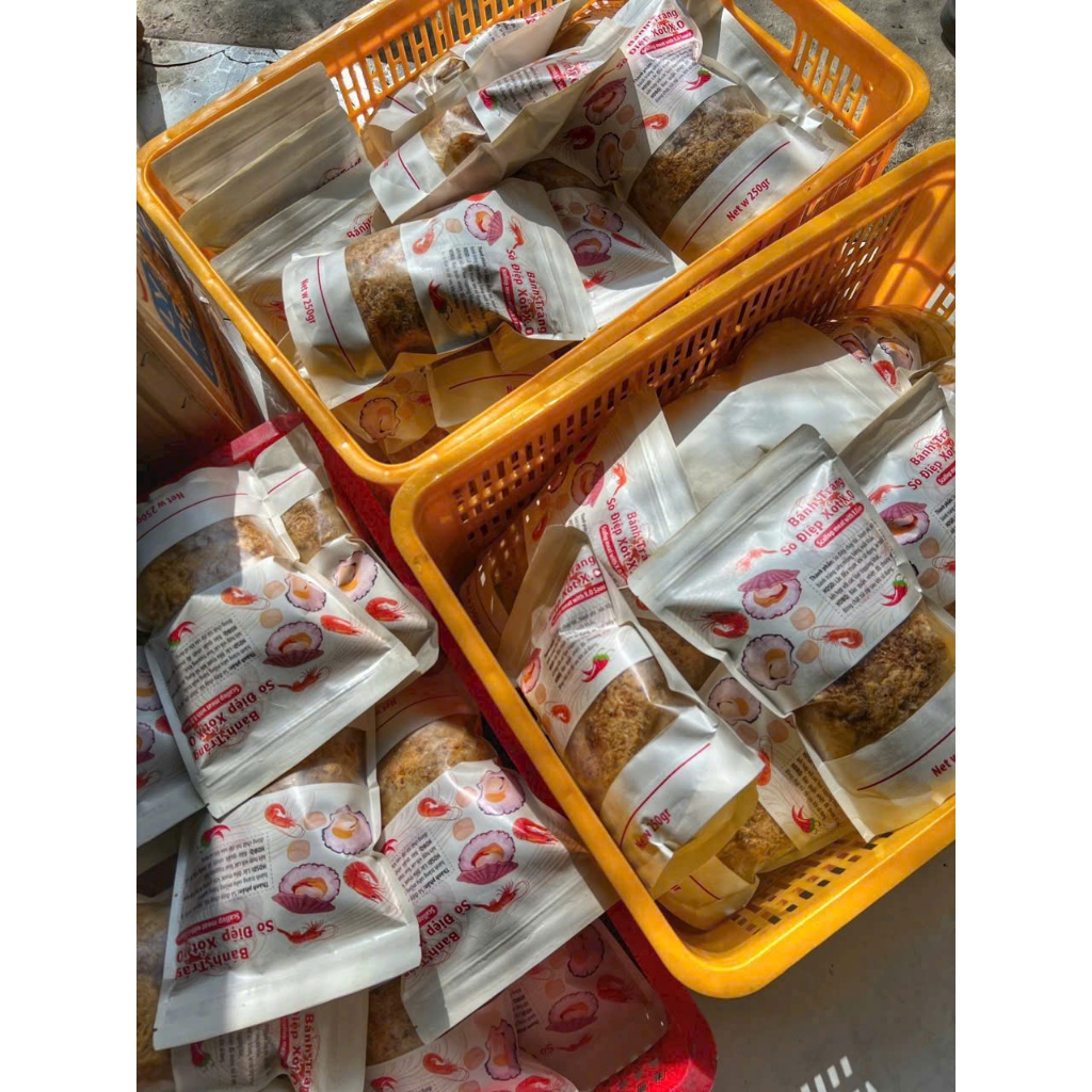 BÁNH TRÁNG SÒ ĐIỆP SỐT XO Túi 250gr siêu ngon dậm đà - Ăn vặt Su Xoắn