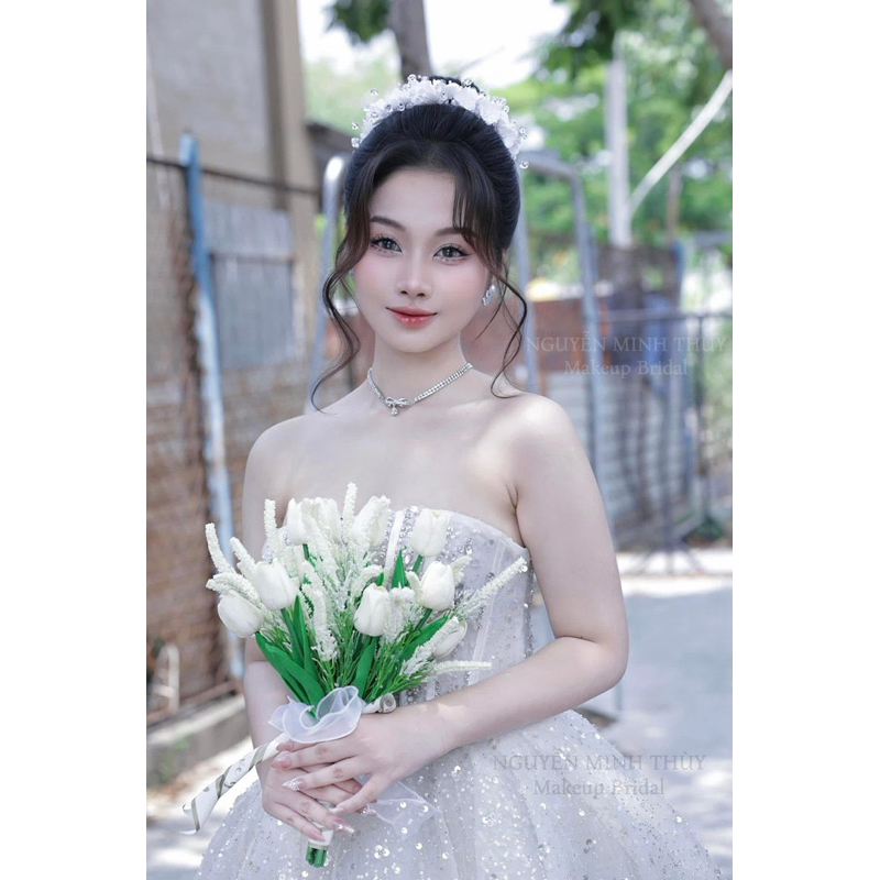 🔥🔥🔥Bờm cài tóc cô dâu hoa đất sét xinh-TB275|PHUKIENCUOIYENLINH