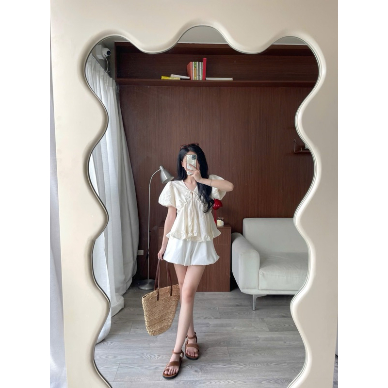 Quần short ống phồng cạp chun the.sweaterweather TSW