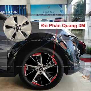Decal dán mâm Vinfast VF7 eco ( bộ 5 bánh) - Decal cao cấp không thấm nước không phai màu