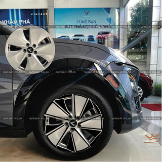 Decal dán mâm Vinfast VF7 eco ( bộ 5 bánh) - Decal cao cấp không thấm nước không phai màu