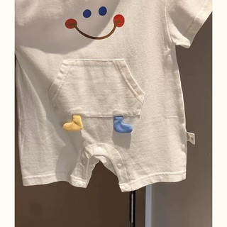 Bodysuit cho bé hình mặt cười ngộ nghĩnh cho bé trai bé gái