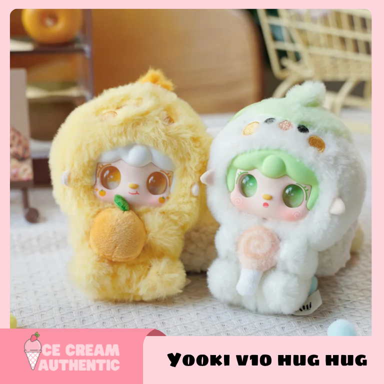 [Hỏa tốc] Blind box Yooki V10 Hug Hug Phiên Bản Giới Hạn | Yooki Thú Cưng Đáng Yêu V10 | Chính hãng
