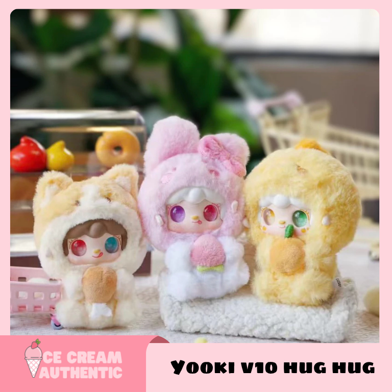[Hỏa tốc] Blind box Yooki V10 Hug Hug Phiên Bản Giới Hạn | Yooki Thú Cưng Đáng Yêu V10 | Chính hãng