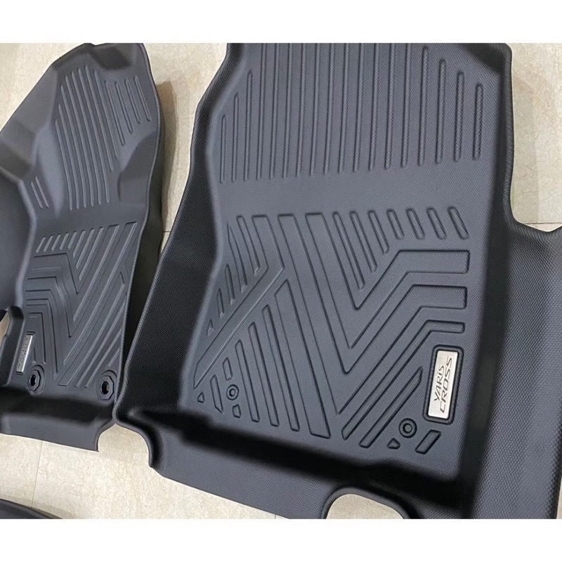 Thảm lót sàn nhựa TPE 5D xe Toyota Yaris cross 2023-2025 hàng cao cấp