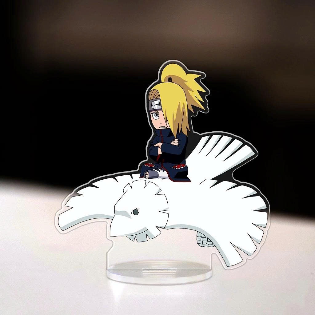 Standee, Mô Hình Sasuke Cao 5cm In UV Cắt Viền Naruto Itachi Uchiha Akatsuki Pain Dễ Thương Trang Trí Bàn Học - SakuMai