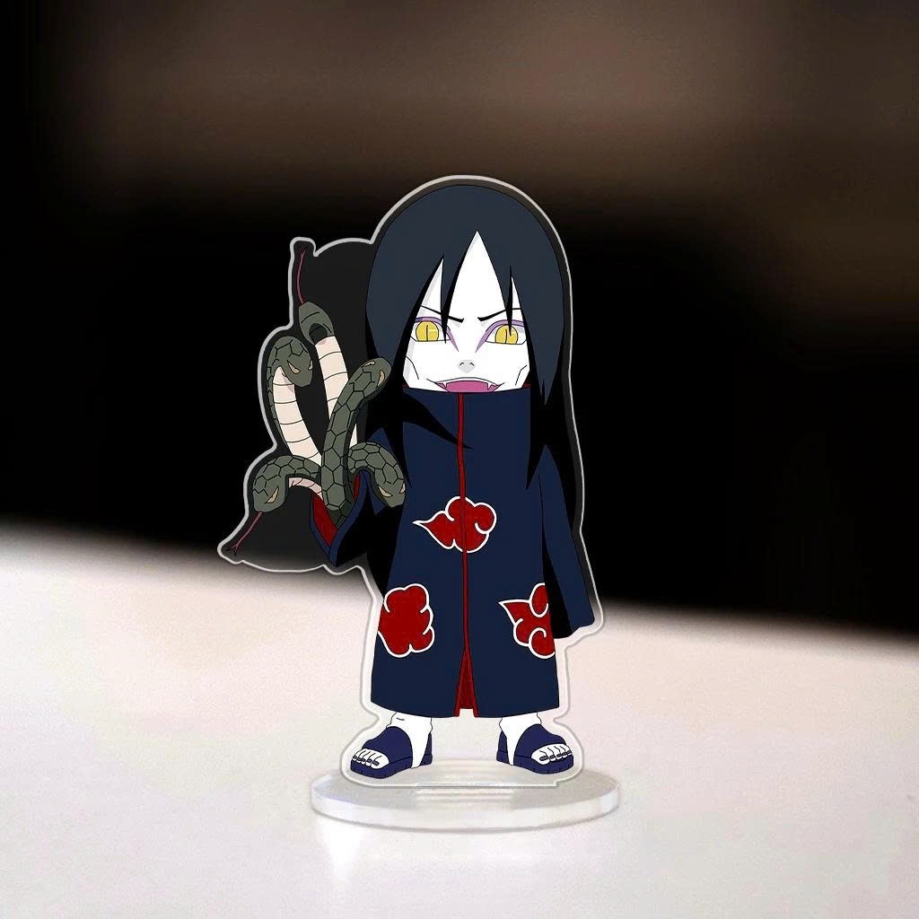 Standee, Mô Hình Sasuke Cao 5cm In UV Cắt Viền Naruto Itachi Uchiha Akatsuki Pain Dễ Thương Trang Trí Bàn Học - SakuMai