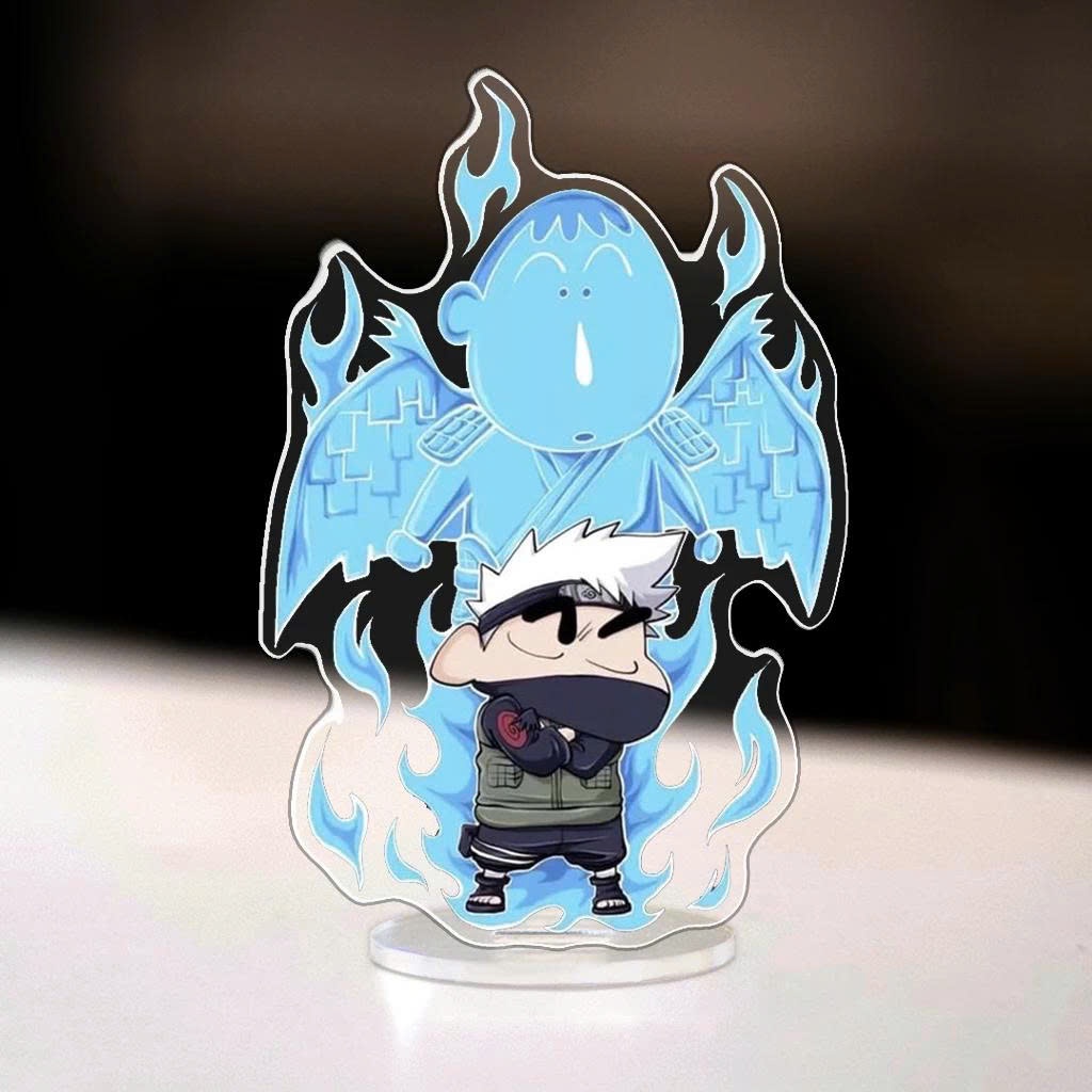 Standee, Mô Hình Sasuke Susano Cao 5cm 12cm 15cm Kết Hợp Shin Cậu Bé Bút Chì In UV Cắt Viền Dễ Thương Ngầu - SakuMai