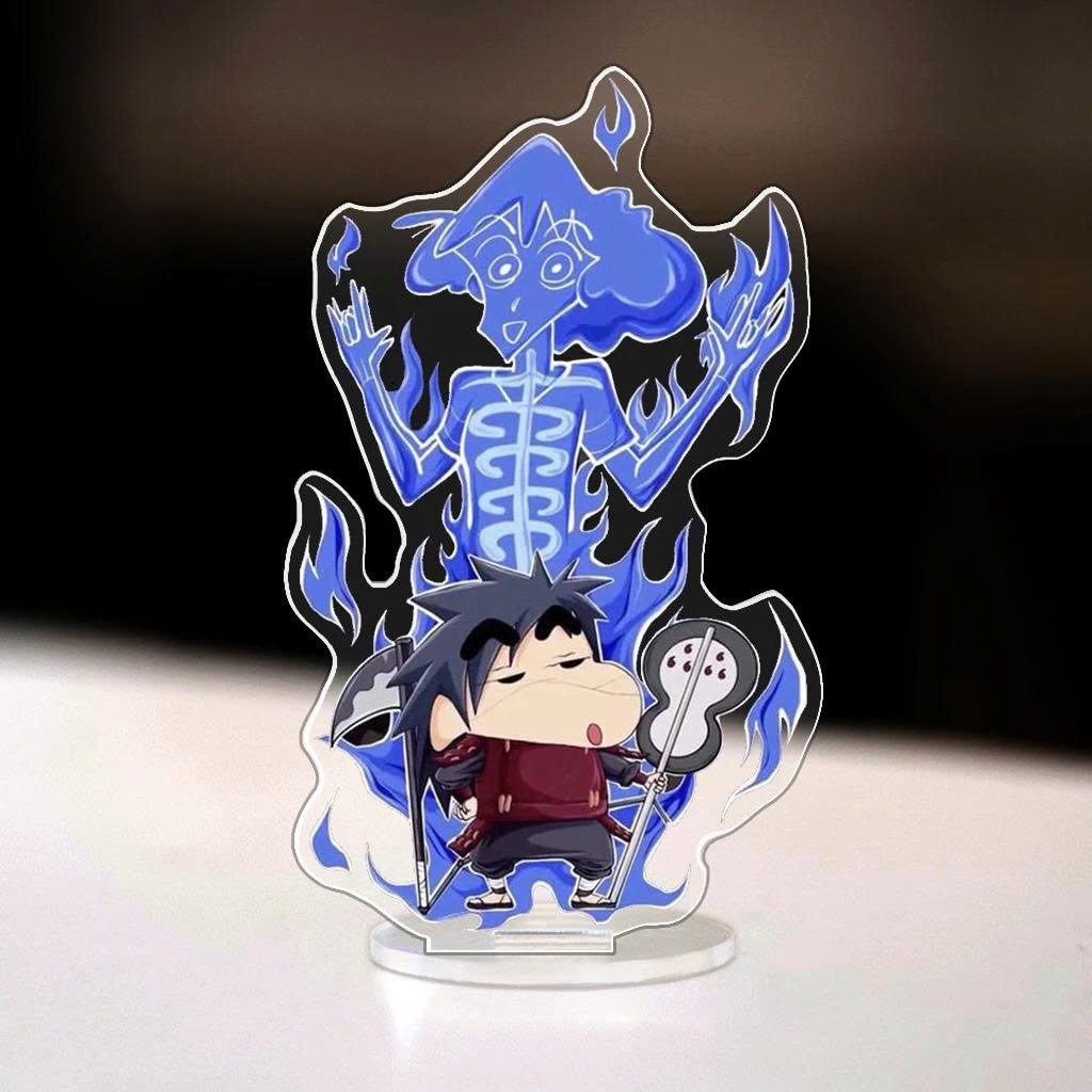 Standee, Mô Hình Sasuke Susano Cao 5cm 12cm 15cm Kết Hợp Shin Cậu Bé Bút Chì In UV Cắt Viền Dễ Thương Ngầu - SakuMai
