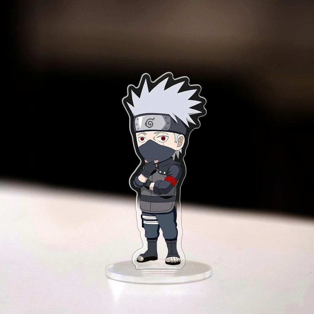 Standee, Mô Hình Madara Cao 5cm In UV Cắt Viền Naruto Sasuke Itachi Làng Lá Cute Trang Trí Bàn Học Làm Việc - SakuMai