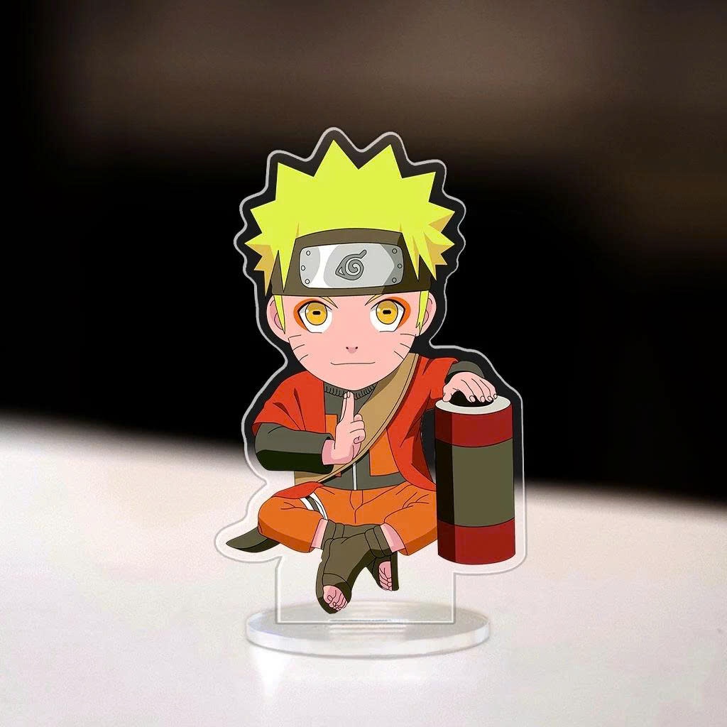 Standee, Mô Hình Madara Cao 5cm In UV Cắt Viền Naruto Sasuke Itachi Làng Lá Cute Trang Trí Bàn Học Làm Việc - SakuMai