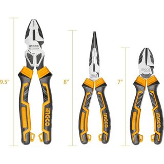 ĐỒ NGHỀ INGCO Bộ 3 kềm răng,cắt và nhọn cao cấp HKHLPS2832