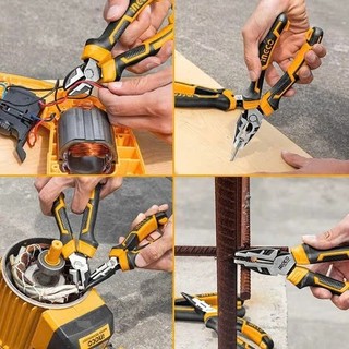 ĐỒ NGHỀ INGCO Bộ 3 kềm răng,cắt và nhọn cao cấp HKHLPS2832
