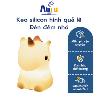 Đèn decor để bàn quà tặng ngày lễ sạc USB giao diện kỳ lân mơ mộng