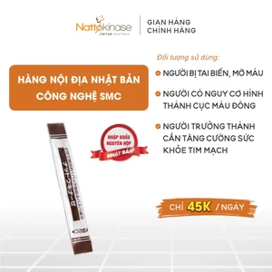 Hỗ trợ mỡ máu NATTOKINASE Jintan Nhật Bản - Lẻ 1 gói (không hộp)