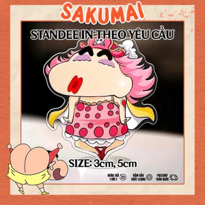 Standee, Shin x One Piece Chibi Cao 5cm 8cm 12cm 15cm Luffy Zoro Nami Dễ Thương Trang Trí Bàn Học Góc Làm Việc - SakuMai