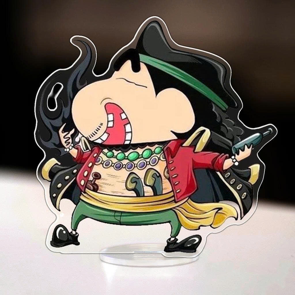 Standee, Shin x One Piece Chibi Cao 5cm 8cm 12cm 15cm Luffy Zoro Nami Dễ Thương Trang Trí Bàn Học Góc Làm Việc - SakuMai