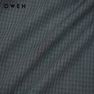 Owen - Áo sơ mi dài tay Regular Fit AR250103DT màu Xám đậm chất liệu Bamboo poly