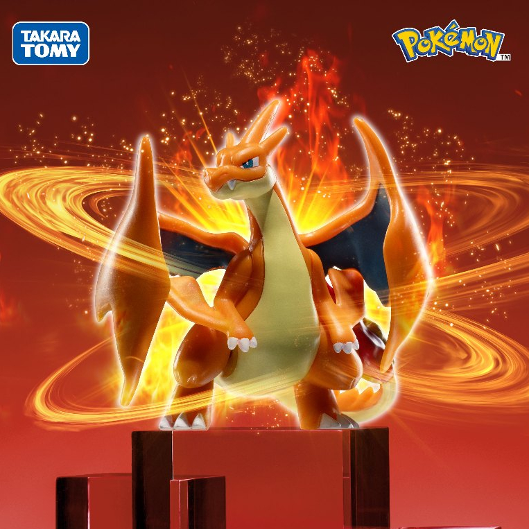 Mô hình Pokemon Moncolle Mega Lizardon Y / Charizard tiến hóa Mega Y ...