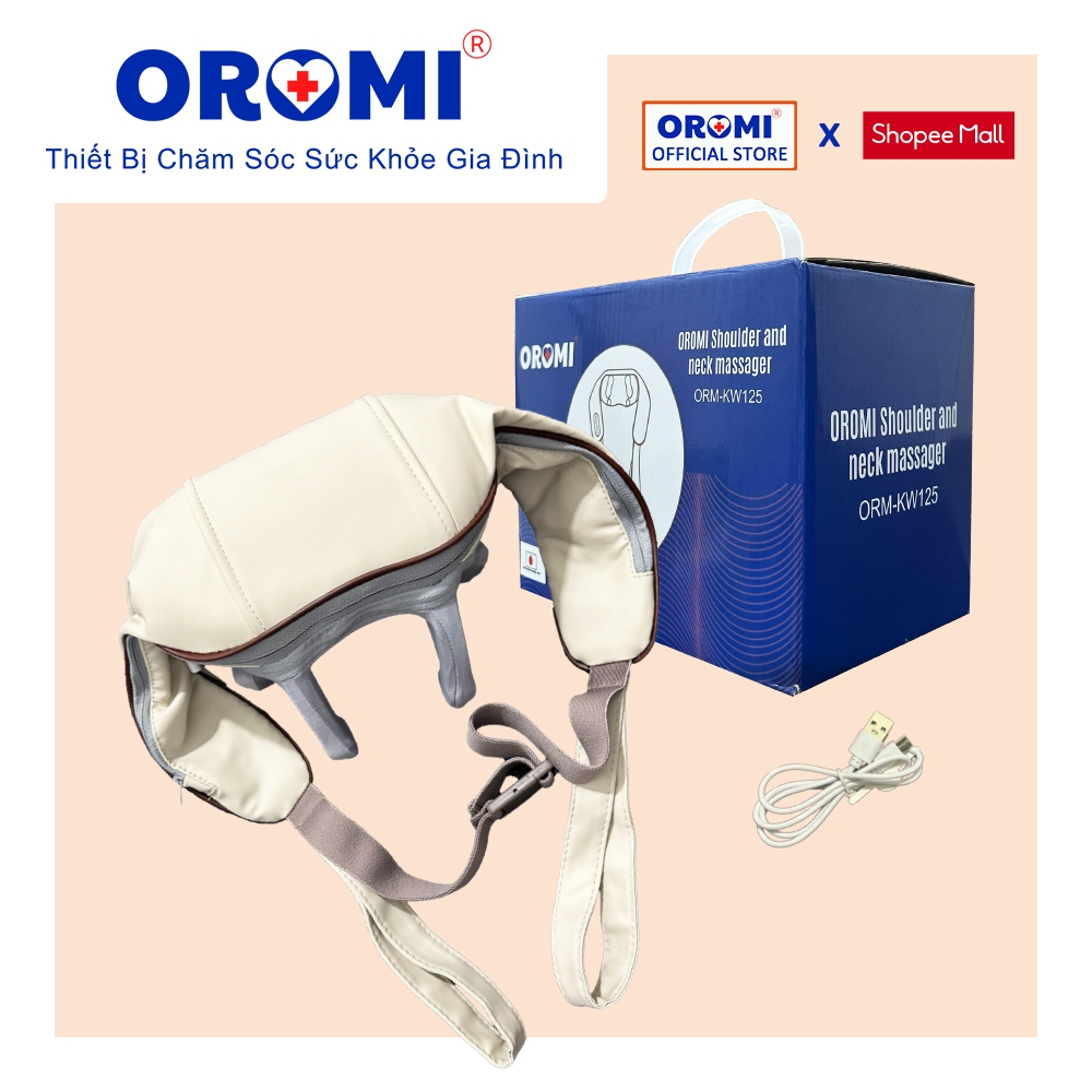 Máy Massage Cổ Vai Gáy OROMI ORM-KW125 - Mô Phỏng Massage Chuyên Nghiệp Như Đầu Ngón Tay