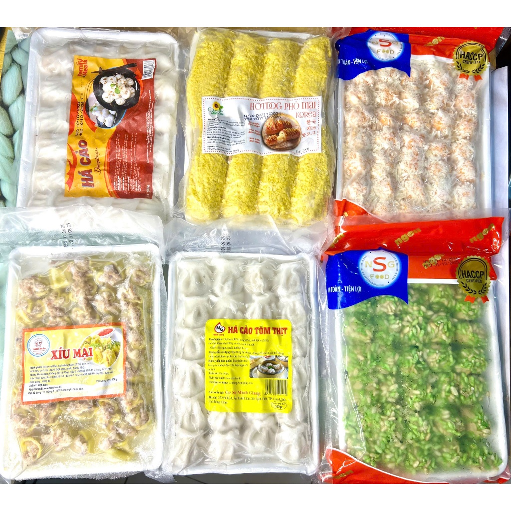 500g Há cảo nhân tôm thịt siu ngon