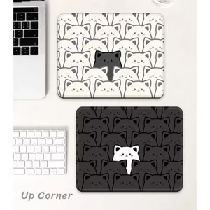 Miếng Lót Chuột Máy Tính Hình Mèo Cute Mouse Pad Chống Trượt 26x21cm