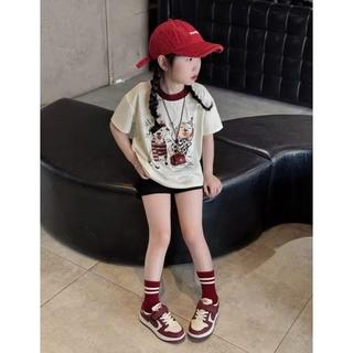 S25-[tomnaukids] Set áo thun phối quần leggin đùi cho bé gái size từ 9-40Kg