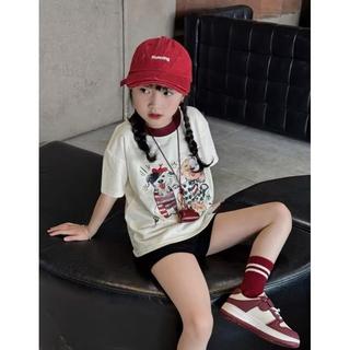 S25-[tomnaukids] Set áo thun phối quần leggin đùi cho bé gái size từ 9-40Kg