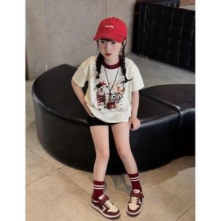 S25-[tomnaukids] Set áo thun phối quần leggin đùi cho bé gái size từ 9-40Kg