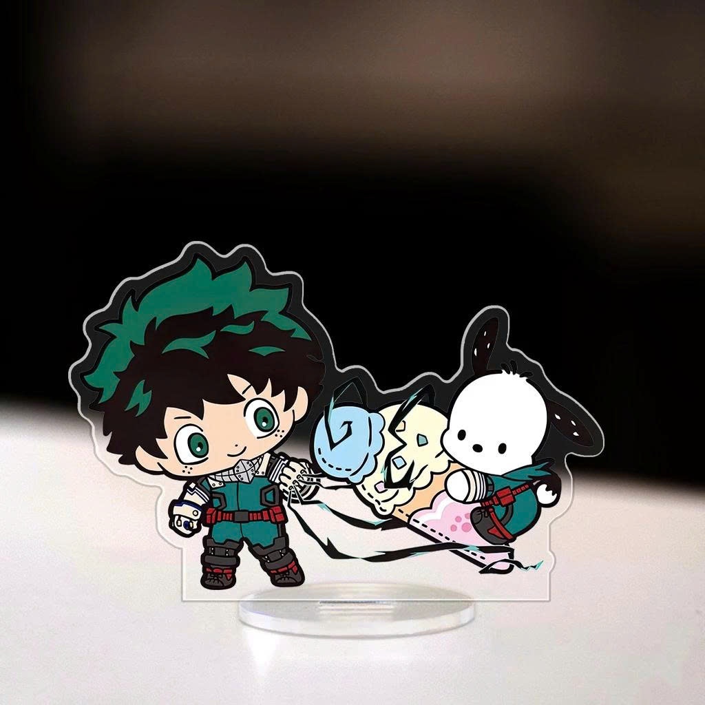 Standee, My Hero Academia Cao 5cm In UV Cắt Viền Todoroki Shoto Midoriya Bakugo Dễ Thương Trang Trí Bàn Học - SakuMai