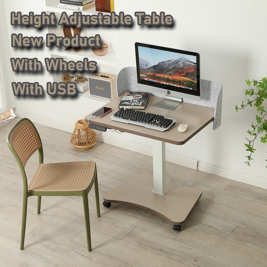 New Product Electric adjustable height tables 80*60cm Height: 75-120cm ...
