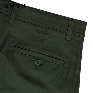 Owen - Quần short Slim Fit SK251255 màu Rêu chất liệu CVC Spandex