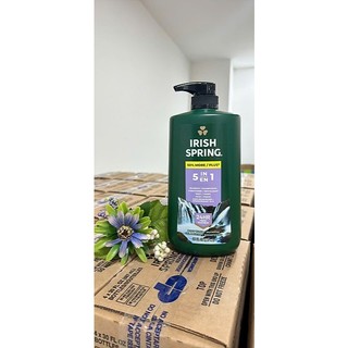 [MẪU MỚI 887ML] Sữa Tắm Gội Toàn Thân Nam IRISH SPRING 5IN1 For Men 887ML Made in Mexico - CÔ THƯ MARKET