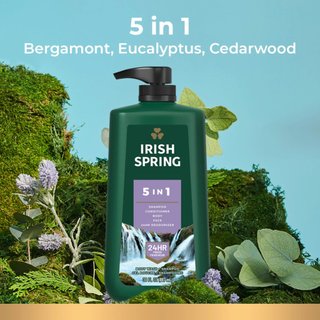 [MẪU MỚI 887ML] Sữa Tắm Gội Toàn Thân Nam IRISH SPRING 5IN1 For Men 887ML Made in Mexico - CÔ THƯ MARKET