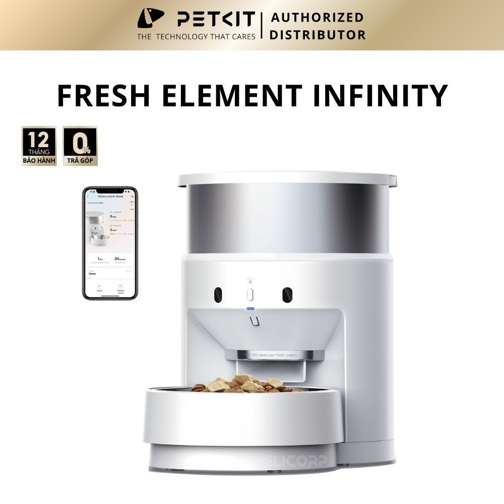 Máy Nhả Hạt Cho Mèo, Chó Ăn Tự Động Petkit Fresh Element Infinity ...
