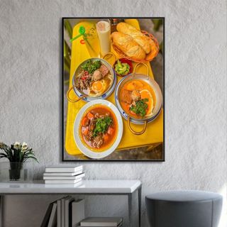 Tranh Canvas Treo Tường Trang Trí Quán Bánh Mỳ BH71 - Tranh Decor, Trang Trí Tiệm Bánh Mì Cao Cấp, Sắc Nét