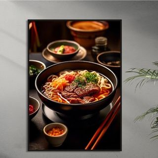 Tranh Canvas Treo Tường Trang Trí Quán Bánh Mỳ BH71 - Tranh Decor, Trang Trí Tiệm Bánh Mì Cao Cấp, Sắc Nét