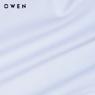 Owen - Áo sơ mi ngắn tay Body Fit AB250009NT màu Trắng chất liệu Modal