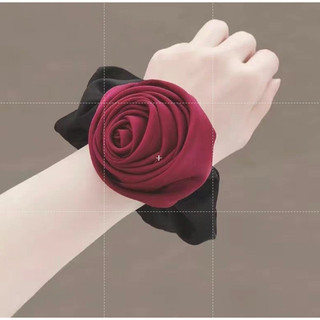 BUỘC TÓC HOA HỒNG ĐỎ PHONG CÁCH HÀN QUỐC A3