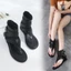 Giày sandal chiến binh KAILI xỏ ngón đế độn 3.5cm basic sang trọng, giày boot nữ LAL131