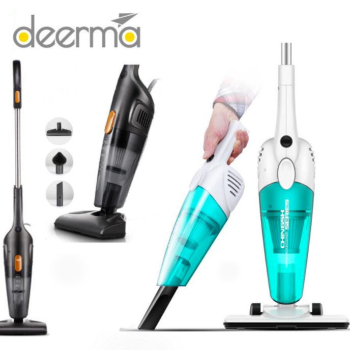 Máy hút bụi cầm tay Deerma 118C (Xanh)/115C ( Đen) gia đình gia dụng 3 in 1 đa năng