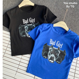Áo Crop Cổ Tròn In Hình màu Dark Blue Họa Tiết