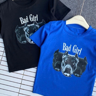 Áo Crop Cổ Tròn In Hình màu Dark Blue Họa Tiết