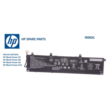 PIN [ZIN] Laptop HP ZBook Power G7 G8 G9 G10 IR06XL battery