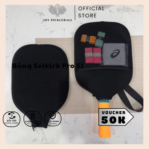 𝐁𝐚𝐨 𝐋𝐮̛𝐨̛́𝐢 𝐜𝐨́ 𝐌𝐨́𝐜 𝐓𝐫𝐞𝐨 đựng vợt PICKLEBALL, Bao Vợt bảo vệ mặt vợt ngăn lưới có quai treo, Bao đen trơn
