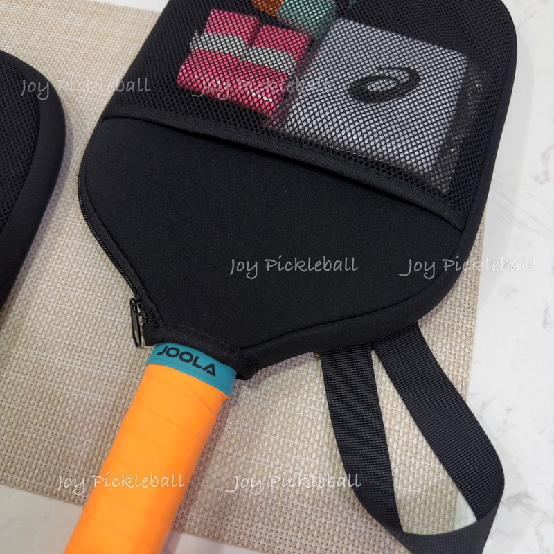 [HỎA TỐC] 𝐁𝐚𝐨 𝐋𝐮̛𝐨̛́𝐢 𝐜𝐨́ 𝐌𝐨́𝐜 𝐓𝐫𝐞𝐨 đựng vợt PICKLEBALL, Bao Vợt bảo vệ mặt vợt ngăn lưới có quai treo, Bao đen trơn