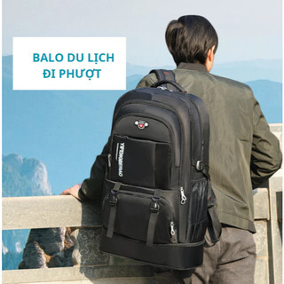 Balo du lịch 65L siêu bền – balo ngoài trời chuyên dụng, đựng nhiều đồ, chống nước hiệu quả