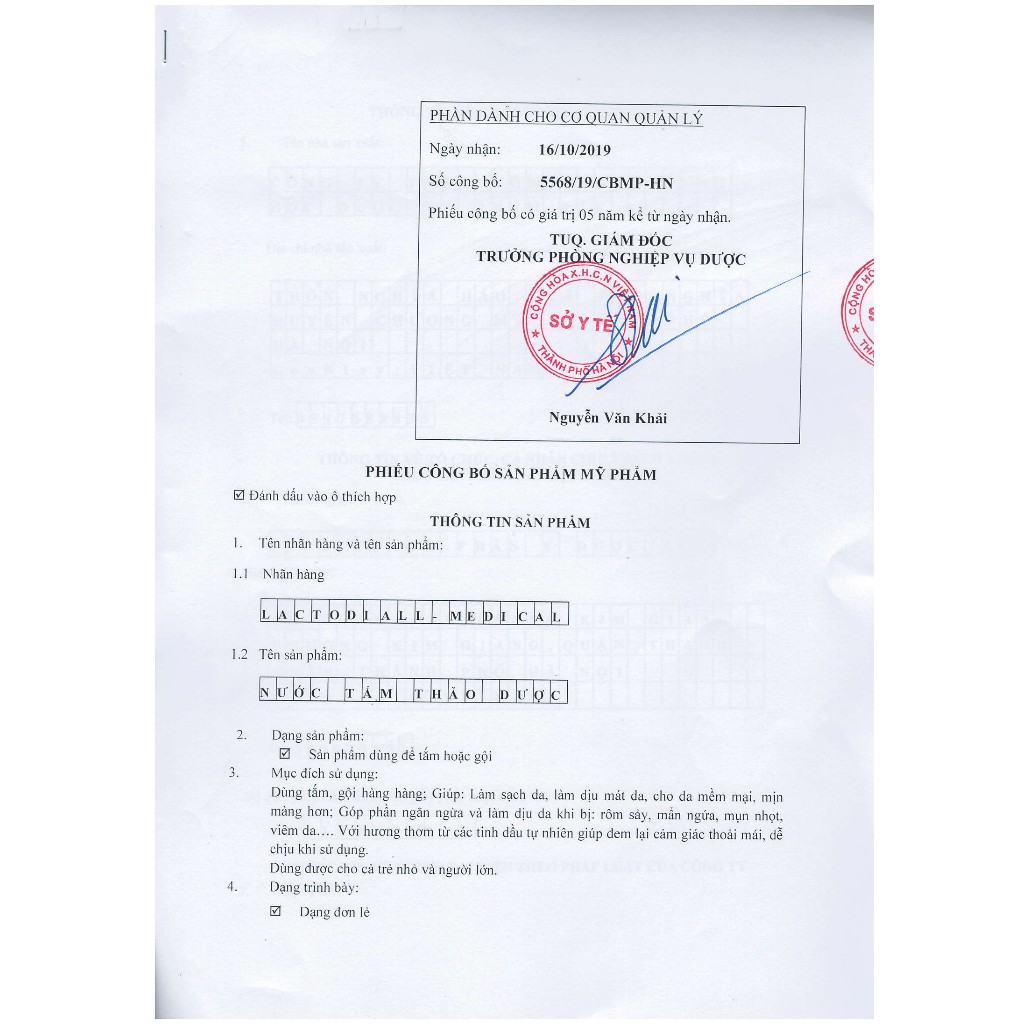 Lactodiall Nước tắm thảo dược cho bé làm sạch nhẹ nhàng, thơm da giúp ngăn ngừa rôm sẩy, hăm da, kê sữa mụn nhọt