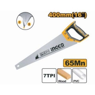 ĐỒ NGHỀ INGCO Cưa tay lá liễu 400 HHAS08400 / 450MM HHAS08450 / 500MM HHAS08500 / 550MM HHAS08550
