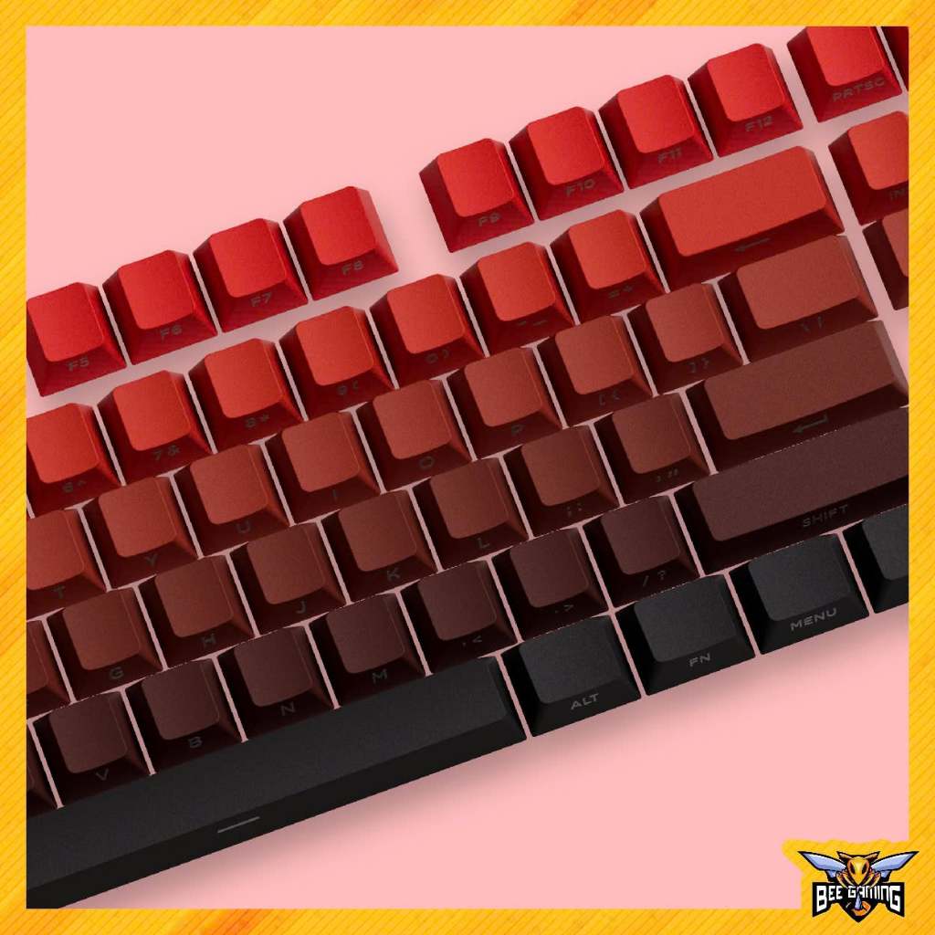 Bộ keycap AKKO x Veekos - Blaze Gradient (PBT Double-Shot /Cherry Profile / 135 nút) | BigBuy360 - bigbuy360.vn